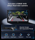 10" 64G Car Stereo for GMC Sierra Chevy Silverado 2014 2015 2016 2017 2018 Upgrade, Touchscreen Radio Head Unit Carplay/Android Auto/GPS/Bluetooth/AM/FM Radio/HD Backup Cam/SWC/Support Bose-System