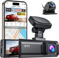 F7N-N 4K Dash Cam Front and Rear, 5.8GHz WiFi-20 MB/s Fast Transfer Dashcam, 2160P/FHD Car Camera with GPS Tracking, 3.18" Screen, WDR Night Vision, 170° Wide Angle, 24H Parking Mode