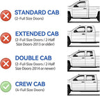 Window Rain Guards for 2019-2025 Dodge Ram 1500 Crew Cab(New Body Style), Window Visor Vent Wind Shade Deflector Rain Shield Protector Sun Visor 2020 2021 2022 2023 2024, Tape-on/Outside-Mount, 4PCS