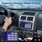 7inch Car Stereo Double Din Radio Touchscreen with Backup Camera Multimedia Car Audio Support Mirror Link, Bluetooth Caller ID, FM/MP3/MP4/USB/Subwoofer,Aux Input Car Audio Receivers