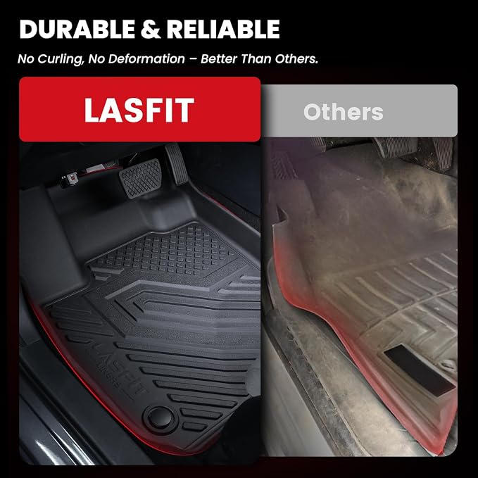 Floor Mats & Backrest Mats & Cargo Mat for Hyundai Palisade 7/8 Seats 2026 (Only Fit Gas, Not Fit Hybrid), All Weather TPE Custom Fit Car Mats Floor Liners, Full Set Mats Accessories, Black