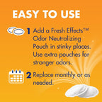 ARM & HAMMER Fresh Effects Odor Neutralizing Baking Soda Pouches, 5 Count | Long-Lasting, Fragrance-Free, For Shoes, Cars, Home & Small Spaces, Odor Absorber