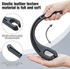 2PCS Car Seat Gap Filler, Seat Side Seam Crevice Blocker Organizer to Prevent Things from Dropping, Drop-Proof Auto Console Gap Guard Stopper Plug, Universal for Vehicles (Black)