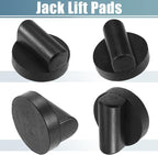 4 Pcs Rubber Jack Puck Jacking Lift Pad Jack Lift Point Pad Adapter for Audi TT RS R8 A6 Support Point Adapter Jacking Trolly Car Removal Repair Tool