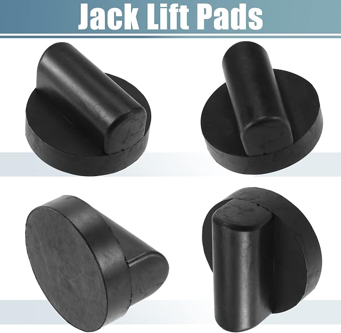 4 Pcs Rubber Jack Puck Jacking Lift Pad Jack Lift Point Pad Adapter for Audi TT RS R8 A6 Support Point Adapter Jacking Trolly Car Removal Repair Tool
