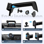 Magnetic Car Phone Holder-Compatible with BMW X1 X2 2016-2019 Accessories 6.5 inch Touchscreen Fixed Clip,360°Rotation Magnetic Phones Stand Compatible with MagSafe (not fit 8.8 inch)
