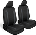 SpillGuard 2 Charcoal Gray Seat Covers for Cars & Seat Covers for Trucks - Neoprene Waterproof Car Seat Covers Front Seats Only - SUV Seat Covers Protector - Forros para Asientos de Carro
