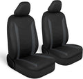 SpillGuard 2 Charcoal Gray Seat Covers for Cars & Seat Covers for Trucks - Neoprene Waterproof Car Seat Covers Front Seats Only - SUV Seat Covers Protector - Forros para Asientos de Carro