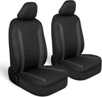 SpillGuard 2 Charcoal Gray Seat Covers for Cars & Seat Covers for Trucks - Neoprene Waterproof Car Seat Covers Front Seats Only - SUV Seat Covers Protector - Forros para Asientos de Carro