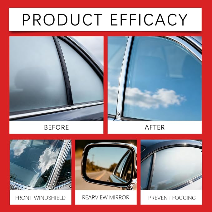 Anti Fog Spray For Car Windshield – 100ml Vehicle Glass Defogger, Clear Window Polishing Solution, Anti Haze Coating, Smudge Removal, Water Formula | Goggles Mirror Automotive Shower Motorcy