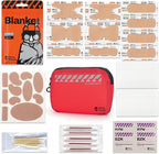 EDC First Aid Kit for Travel, Mini Water-Resistant & Ultralight Portable Quick Search Emergency Med Kit for Car, Camping, Hiking,Cycling, Backpacking