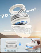 Car Phone Mount - [70 LBS Strongest Suction] for Magsafe Car Mount, 360° Adjustable Suction Cup Phone Mount Dashboard Windshield Vacuum Magnetic Phone Holder for Car White