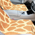 Car Seat Towel Covers with Storage Bag, 63 x 32 Inch Universal Non Slip Waterproof Sweat Protector for Car Truck, Gym Swimming Running, Machine Washable(2 Pack,Giraffe Pattern)