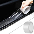 Anti-Scratch Anti-Collision Adhesive Strip Car Door Edge Guard Protector Strip Car Door Scuff Plate Protectors Transparent Invisible Tape for Rear Bumper/Door(66Ft x 0.8In)