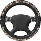 Camo Steering Wheel Cover Universal 15 Inch Camo Wheel Cover Accessories Decorative Non-Slip Neoprene Car Cover Realtree Wheel Cover Suitable For Women And Men Girls Suitable For Car SUV Car Van Truck