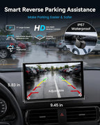 11'' Wireless CarPlay & Android Auto Screen for Car, Full Laminated HD Touchscreen, 4K Dash Cam, 1080P Rear Camera, 5GHz WiFi, Bluetooth 5.0, FM/AUX, Phone Mirroring, Voice Control, 64GB Card Included