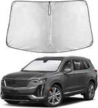 Windshield Sunshade Compatible for Cadillac XT6 2020-2023 2024 2025, Sun Visor for Front Windshield & Window Sun Shade Cover, UV Heat Blocker & Protector, Car Accessories