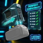 Real 220W Power Inverter Compatible with Makita 18V Battery, DC 18V to AC 110V-120V Portable Power Station with 1 AC Outlet, 1 USB & Type-C, 1 12V DC & 200LM LED (Tool Only)