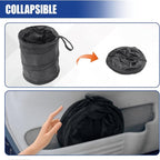 Collapsible Car Trash Can, Mini Portable Auto Garbage Bag, 1PC | Pop-Up Vehicle Rubbish Bin, Waterproof Waste Basket Bin with Magic Sticker, Hanging Washable Auto Trash Bag
