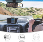 4PCS Trust in God Rearview Mirror Decals, Automotive Vinyl Rear View Mirror Decorative Stickers, Waterproof Trust in God Stickers for Car Truck Laptop, Car Accessories (Black)