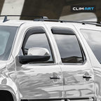in-Channel Incredibly Durable Rain Guards Compatible with GMC Yukon XL 2500 2007-2013, Original Window Deflectors, Vent Window Visors, Vent Deflector, 4 pcs. - 607188