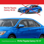 Goodyear Shatterproof in-Channel Window Deflectors for Toyota Camry 2015-2017, Rain Guards, Window Visors for Cars, Vent Deflector, Car Accessories, 4 pcs - GY007928