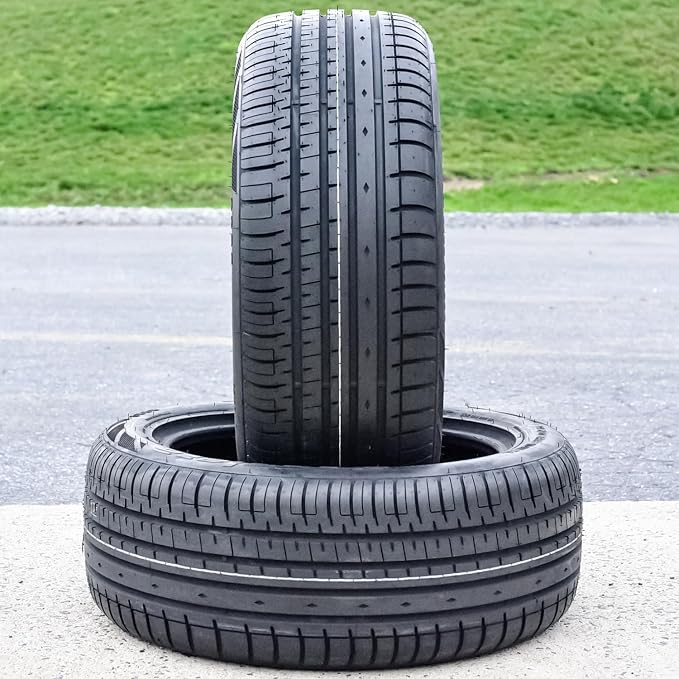 Set of 2 (TWO) Phi-R All-Season Passenger Car High Performance Radial Tires-205/50R15 205/50ZR15 205/50/15 205/50-15 89W Load Range XL 4-Ply BSW Black Side Wall UTQG 400AA