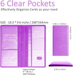 Car Accessories Registration and Insurance Holder,Leather Essential Card Magnetic Shut Vehicle Glove Box Organizer Case for Auto Driver License Document Truck Motorcycle Boat-Purple