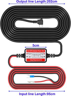 Dash Cam Hardwire Kit Mini USB,10ft 12V-24V to 5V Low Voltage Protection ACN/ACS/ACU Add a Circuit Fuse Holders (Right Angle Mini USB+Fuse kit)