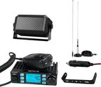 MB1 AM/FM CB Radio Kit, Portable CB Mobile Radio Kit with 5W Mini External Speaker and Magnetic Antenna, Noise Reduction, Emergency Channel 9/19, VOX, CB Radios Long Ranges for Trucker