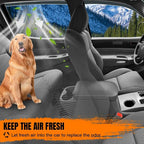 in Channel Window Visor Deflectors, Compatible with 1999-2011 Ford Ranger, Acrylic Smoke Tinted Slim Style Window Rain Guards, Sun Wind Side Vent Visor Set, 4 Pieces