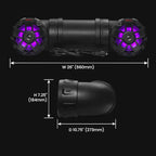 ATV65BRGB ATV Sound System - 6.5 Inch Speakers, Tweeters, IPX5 Weatherproof, Bluetooth, Built-in Amp, Multi-Color Illumination