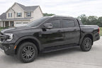 2024-2026 in-Channel Rain Guards for Ford Ranger XL XLT Lariat Raptor Side Window Visor Deflectors Tinted Vent Shades 2025