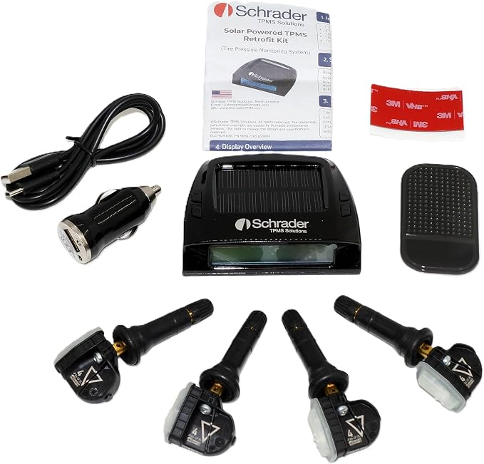 Retrofit Kit Designed For Use On Passenger Vehicles and Light Trucks Built Prior to 2008 Without Factory Installed TPMS. Ideal for Off Road Applications and Classic Collector Cars.