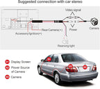 AC-HD02LR 720P Rearview Camera with Live Rearview, HD Picture Quality, Night Vision/Waterproof, Compatible with X10/V10/S8/A6/A5/F7 Series. Not Compatible with P5/P8/P9/P10