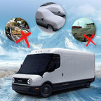 2026 Upgrade Windshield Cover for Ice and Snow for Ford Transit Connect 2015-2025 2026 Van Accessories Oxford Fabric Windshield Frost Cover for Transit Connect All Weather Heat Sag-Proof Protector