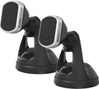 MM2WDSR-2PKXC0 MagicMount Pro Magnetic Car Phone Holder for iPhone and Android - 2 Pack Magnet Mount - Secure Magnetic Cell Phone Mount for Car Window or Dash - Universal 360° Adjustable Head