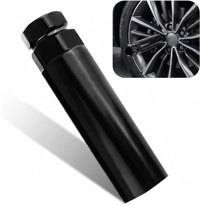 Large 6 Spline Lug Nut Socket, Car Wheel Lock Removal Tool, Replacement Lock Key for Aftermarket 6-Spline Wheel Nuts, for 21 mm (13/16 Inch) & 22 mm (7/8 Inch) Hex Socket Wrench