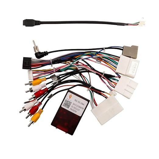 16-Pin Car Radio Wiring Harness Canbus Box for Nissan Qashqai Rogue X-Trail 2014-2022, Retain Factory Rear Camera 360 Camera Steering Wheel Control Bose AMP, Plug & Play for Android Storeo