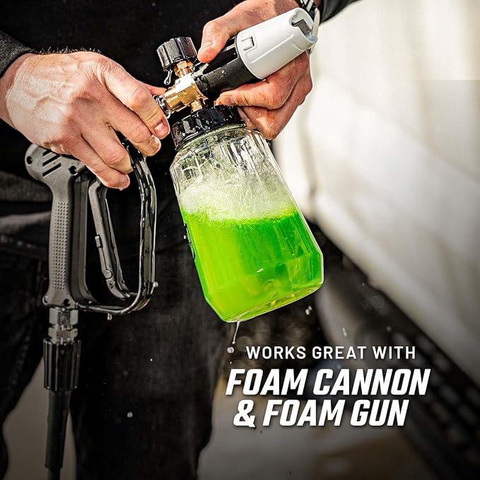 Total Off-Road Wash Super Concentrate – Thick Foaming Car Wash Soap with Hybrid-Ceramic Formula for Dirt Bikes ATV UTV Trucks Jeeps and More – Foam Cannon Ready – 32 oz