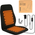 Black Heated Seat Cushion for Office Chair, Heated Seat Warmer for Pain Relief with 3 Heat Levels, Chair Seat Pad for Back, Waist, HIPS Home Office Use, Warm Christmas Holiday Gift for Winter