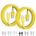 5FT Car Carplay Cable for iPhone 17 16 15 Cable USB to USB C Cable[Apple MFi Certified] USB C Carplay Cord,iPhone 17 Charger Cord,iPhone 16 Car Charger,USB to Type C Cable Car Charging Cable(Yellow)