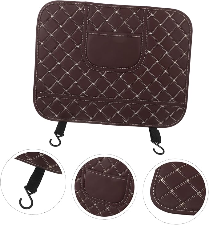 Car Seat Kick Pad Protector for Back Seat Cover Mat Scuff Carseat Back Protector Easy for Upholstery
