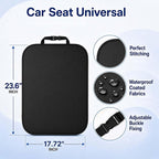 Back Seat Cover for Kids, 2 Pack Waterproof Kick Mats Backseat Protector, Car Seat Back Protectors for Vehicles to Protect from Dirt, Mud & Scratches,Easy to Clean X-Large
