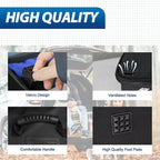 Car Trunk Organizer with Lid, Collapsible Multi Compartment SUV Organizer with Non-Slip Base Adjustable Straps