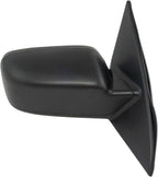 Passenger Side Power Heated Mirror Textured Black with Puddle Light Spotter Compatible with 2011-2012 Ford Fusion, 2011 Mercury Milan FO1321424