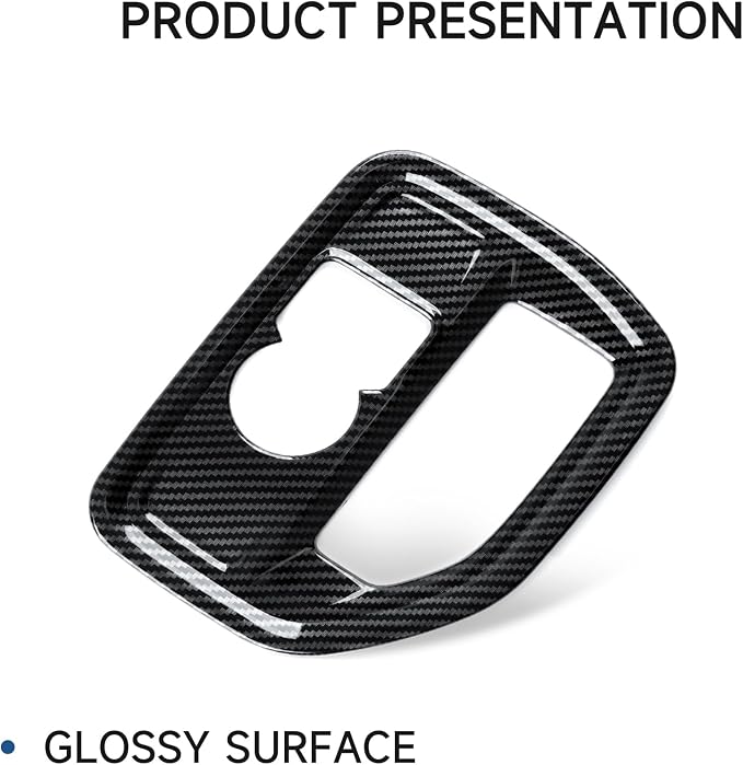 Car ABS Carbon Fiber Dashboard Side Air Vent AC Outlet Interior Trim Decal Cover for 2019-2025 Chevy Silverado | for 2019-2021 GMC Sierra 1500 2500 3500 HD Accessories (Style A)