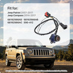 68192986AD Rear View Camera Replacement for Jeep Patriot 2007-2017 & Jeep Compass 2014-2017, OE Backup Cam Replaces 68192986AB, 68192986AC by