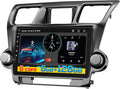 Car Radio for Toyota Highlander 2008-2013,8 Core 6GB+128GB | 10.2 Inch QLED Touch Screen, Carplay&Android Auto&Mirror Link,WiFi,GPS Navigation,Bluetooth5.0,FM&AM radio,Split Screen