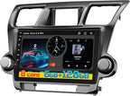Car Radio for Toyota Highlander 2008-2013,8 Core 6GB+128GB | 10.2 Inch QLED Touch Screen, Carplay&Android Auto&Mirror Link,WiFi,GPS Navigation,Bluetooth5.0,FM&AM radio,Split Screen